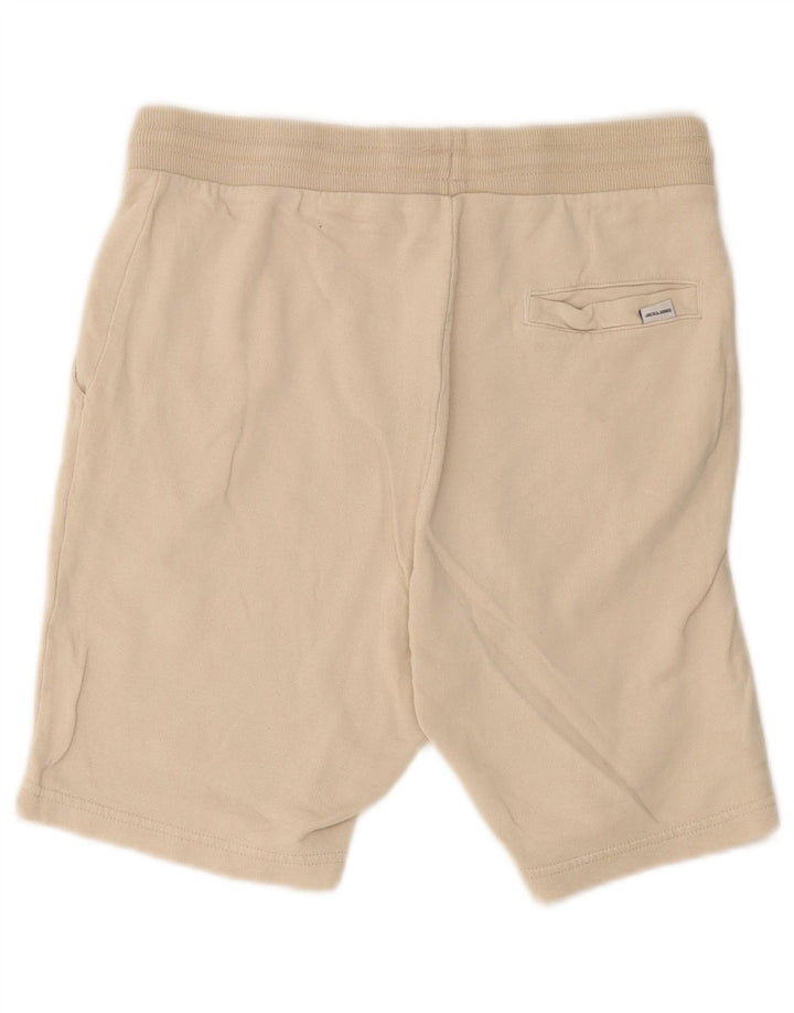 Jack & Jones Hombre Shorts Deportivos Small Algodón Beige