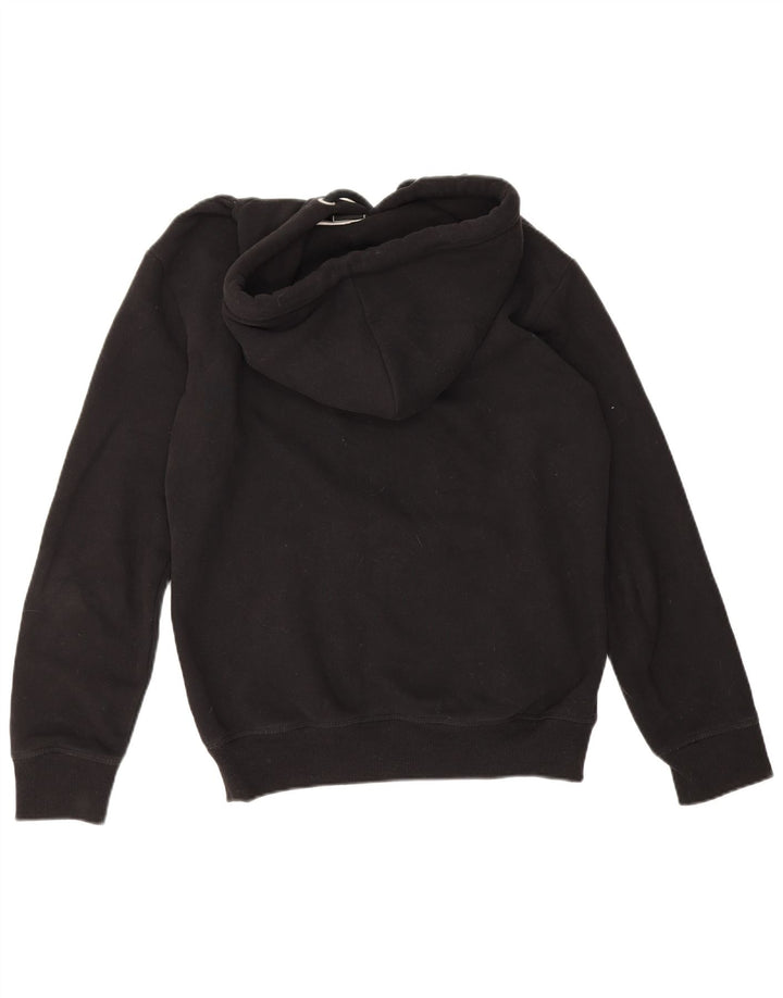 SUPERDRY Hombre Sudadera con capucha Jumper Medium Black Cotton