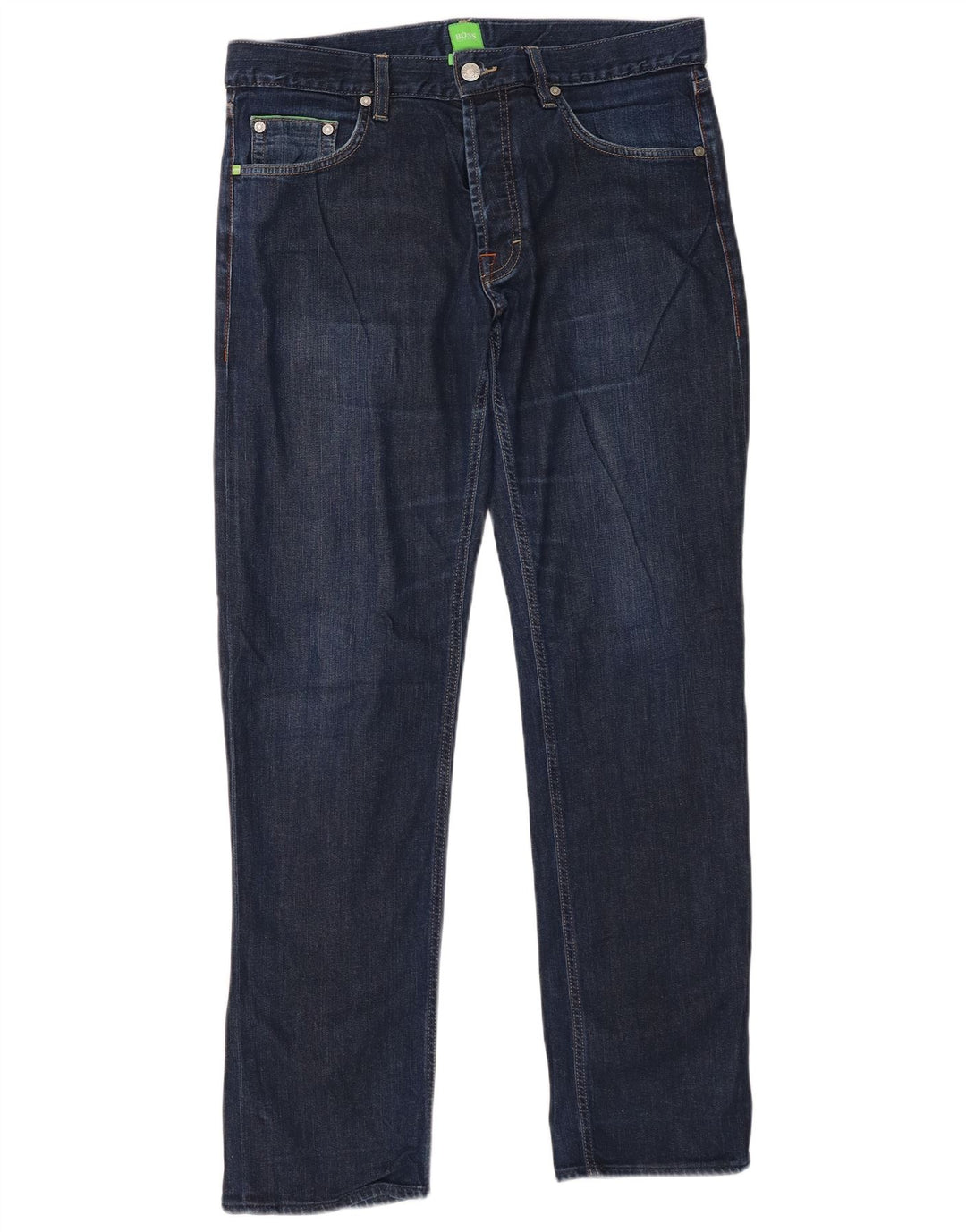 Vaqueros Hugo Boss Hombre Rectos W34 L32 Azul Marino