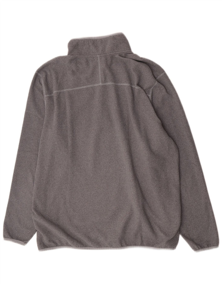 The North Face Jersey polar con cuello y cremallera para hombre 2XL Poliéster gris