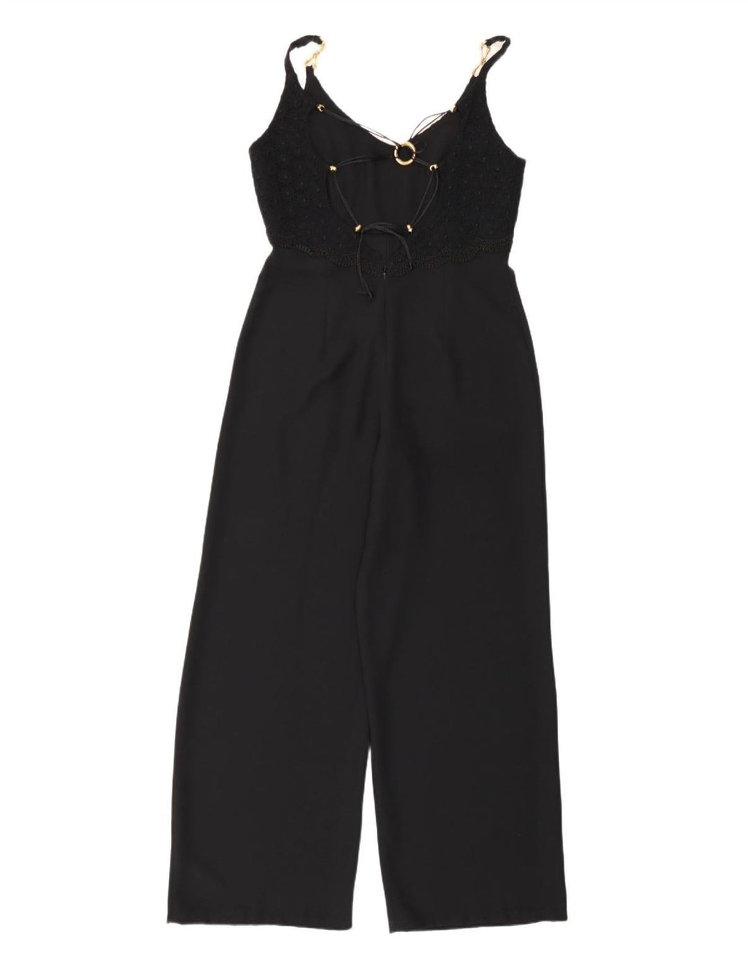 Mono vintage para mujer IT 46 Poliéster negro grande
