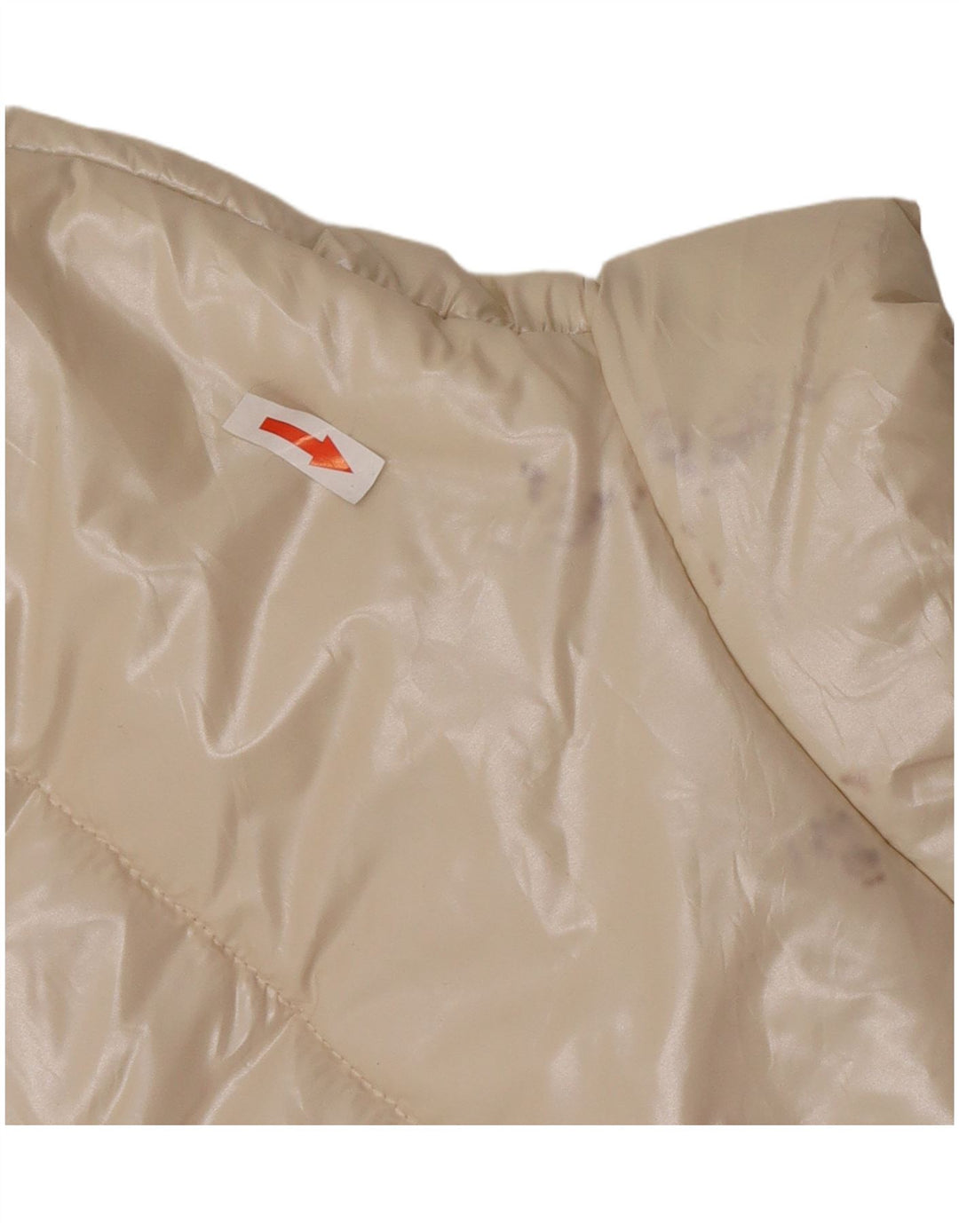 Benetton Chaqueta Acolchada Mujer ES 40 XL Poliamida Beige