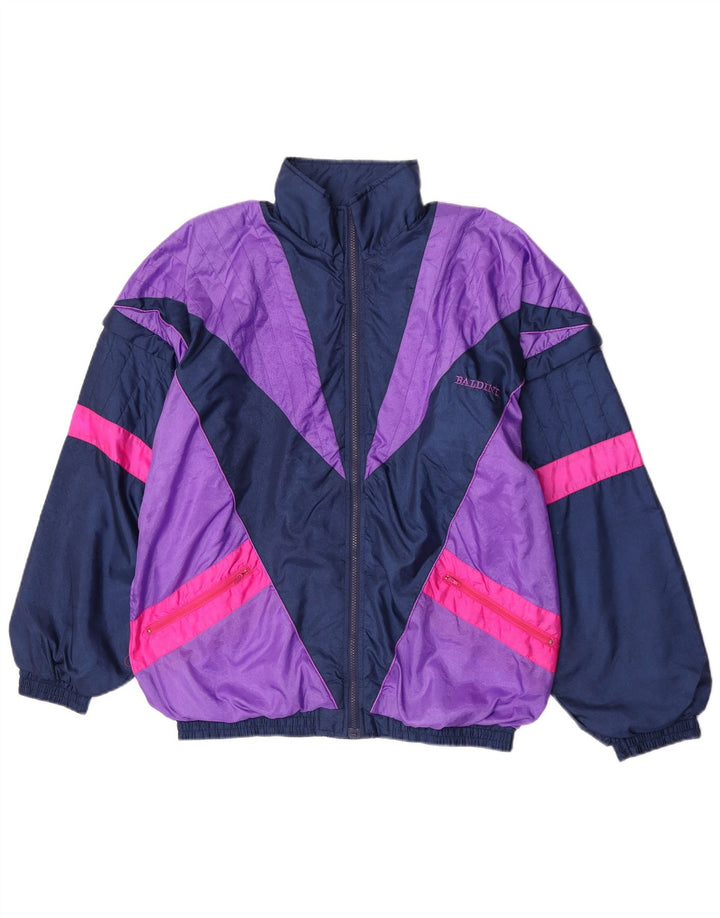 Baldini Chaqueta de chándal para hombre, talla grande, multicolor, color block