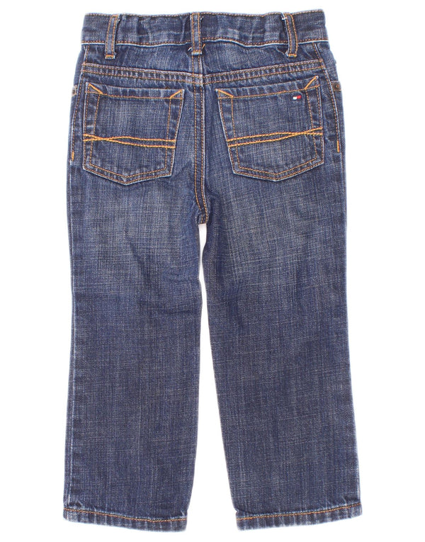 Tommy Hilfiger Vaqueros rectos para bebé niño 18-24 meses W20 L14 Algodón azul