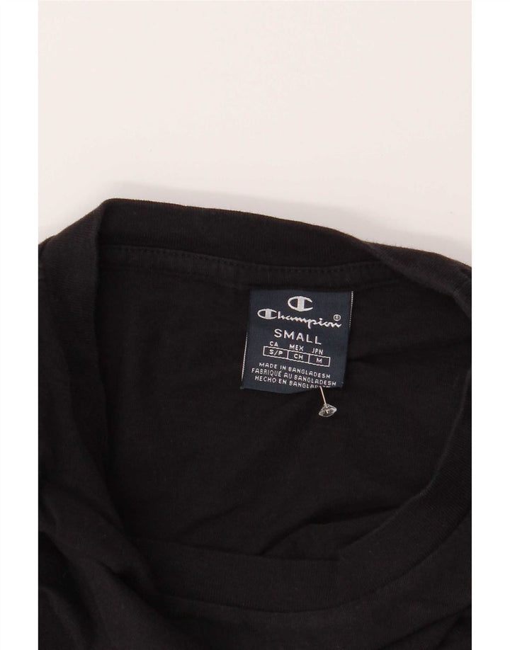 Champion Camiseta Hombre Top Small Algodón Negro