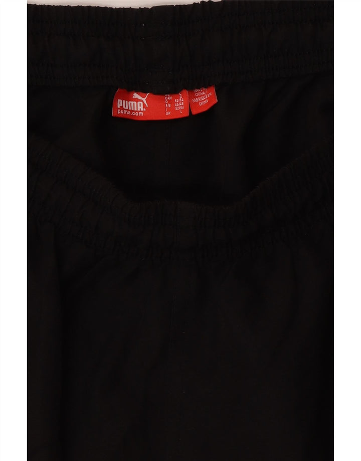 PUMA Pantalones cortos deportivos para hombre grande negro