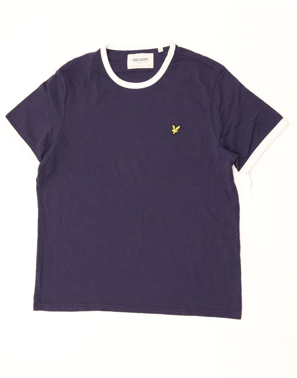 Lyle & Scott - Camiseta para hombre, talla grande, color azul marino