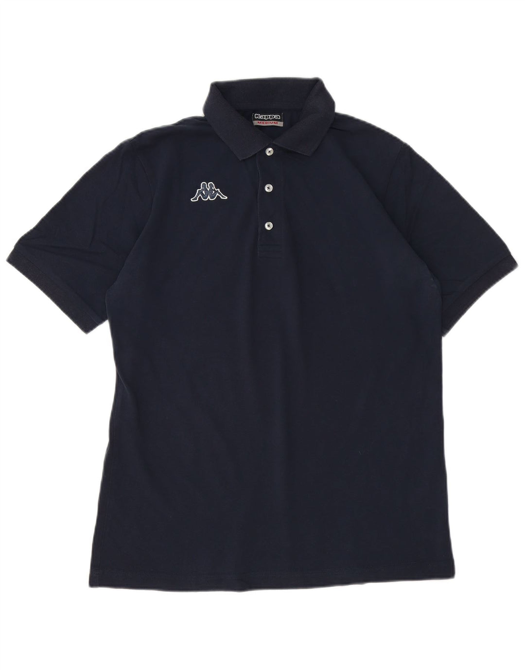 Polo Kappa Hombre Algodón Azul Marino Mediano