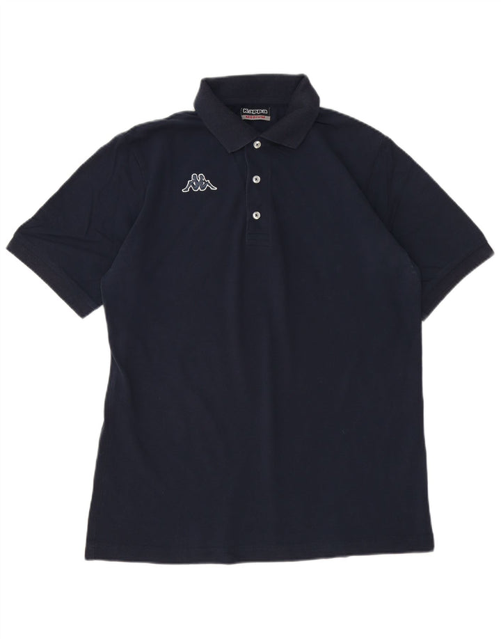 Polo Kappa Hombre Algodón Azul Marino Mediano
