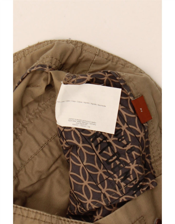 ESPRIT Pantalón cargo recto para hombre W30 L27 Algodón beige