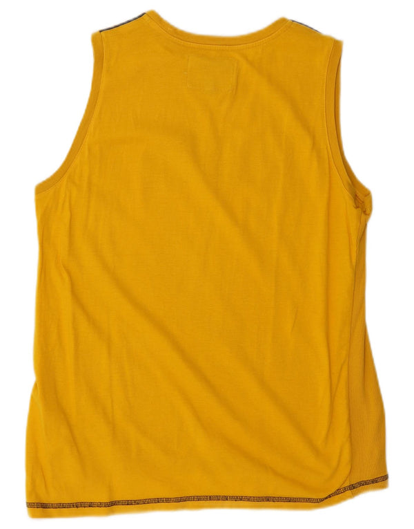 Champion Camiseta sin mangas gráfica para niños 13-14 años XL Algodón amarillo