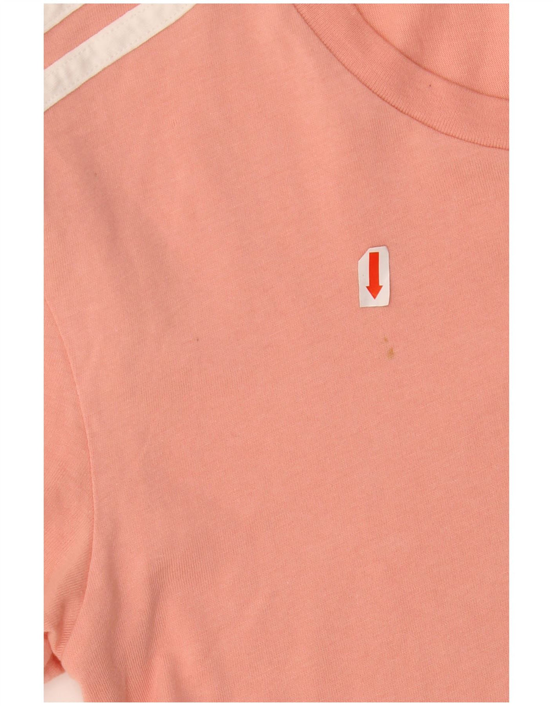 ADIDAS Camiseta corta extragrande para mujer UK 6 XS Algodón rosa