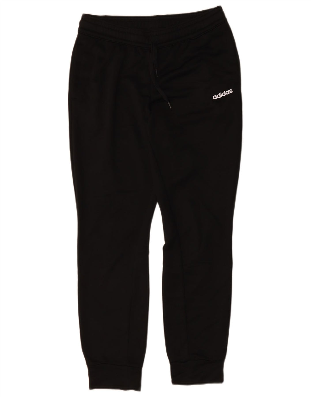 ADIDAS Pantalones de chándal para mujer Joggers UK 14 Mediano Negro Poliéster
