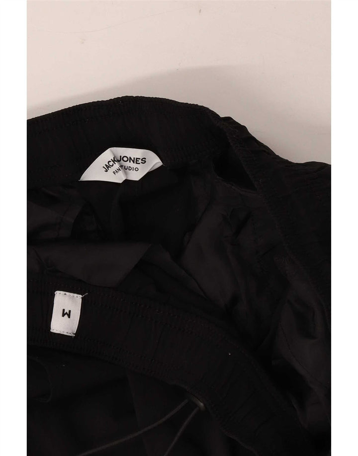 Jack & Jones Mens Tapered Cargo Pantalones Medium W30 L28 Negro