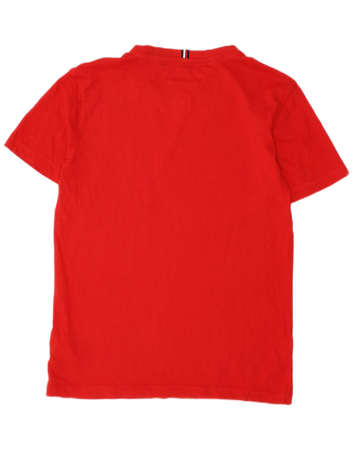 TOMMY HILFIGER Camiseta gráfica para niño 11-12 años Algodón rojo