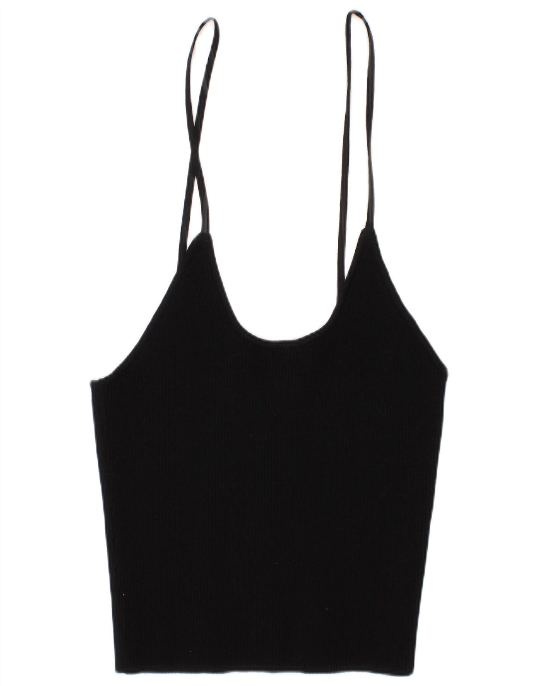 Zara Mujer Cami Top UK 10 Small Negro