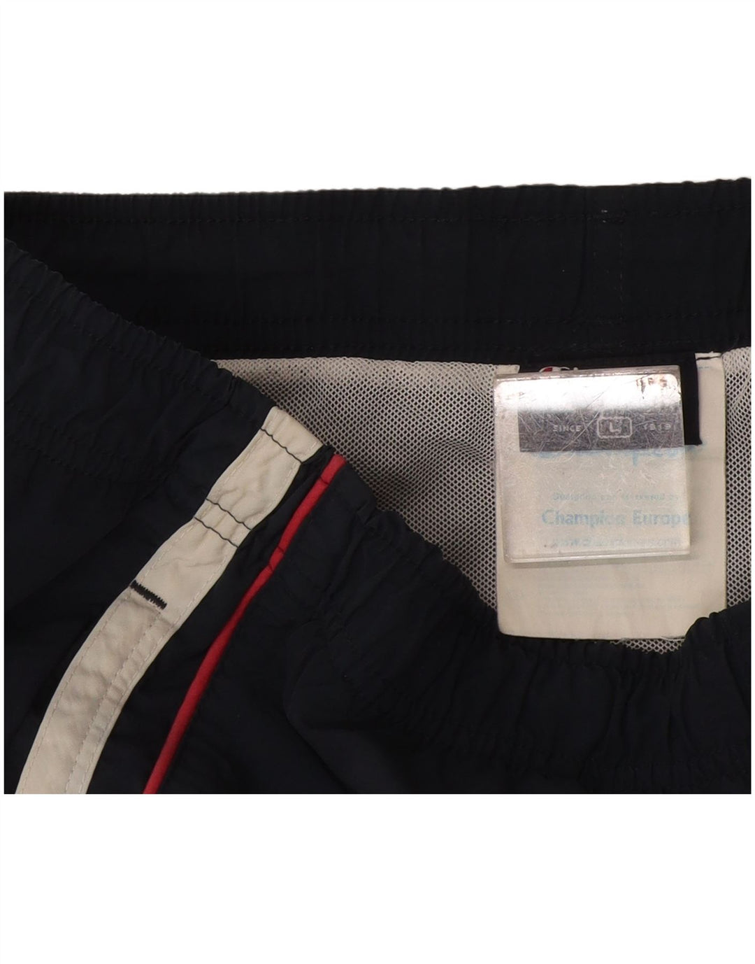 Champion Bañador para hombre de poliamida a rayas azul marino grande