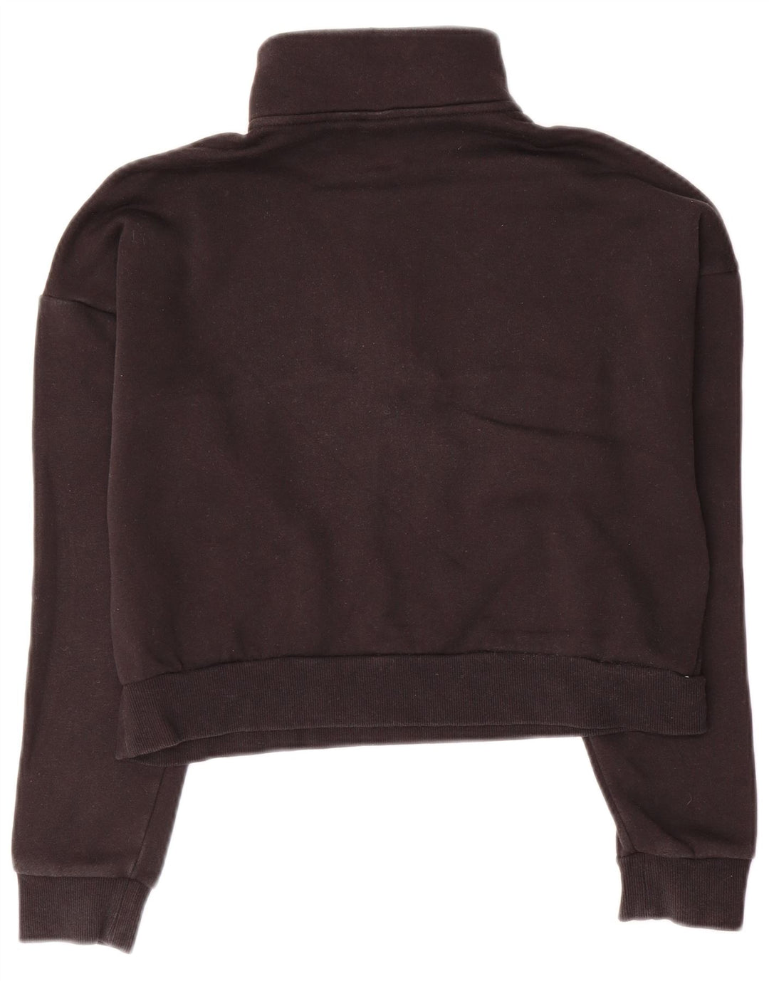 ADIDAS Sudadera corta holgada para niña 12-13 años Algodón negro