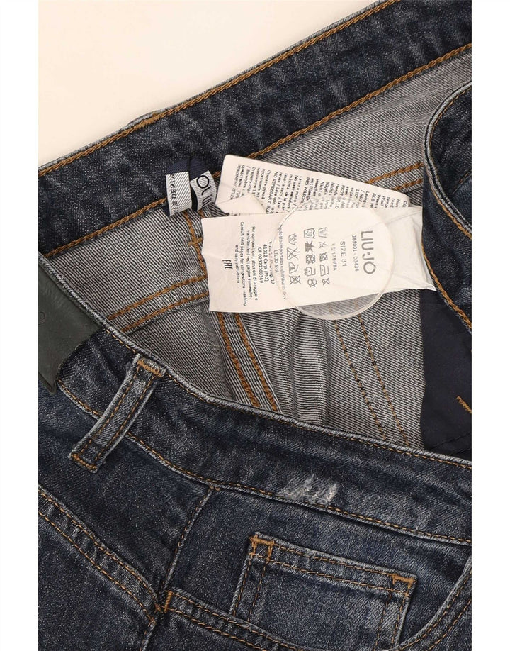 Jeans Ajustados Desgastados Mujer Liu Jo W31 L28 Algodón Azul