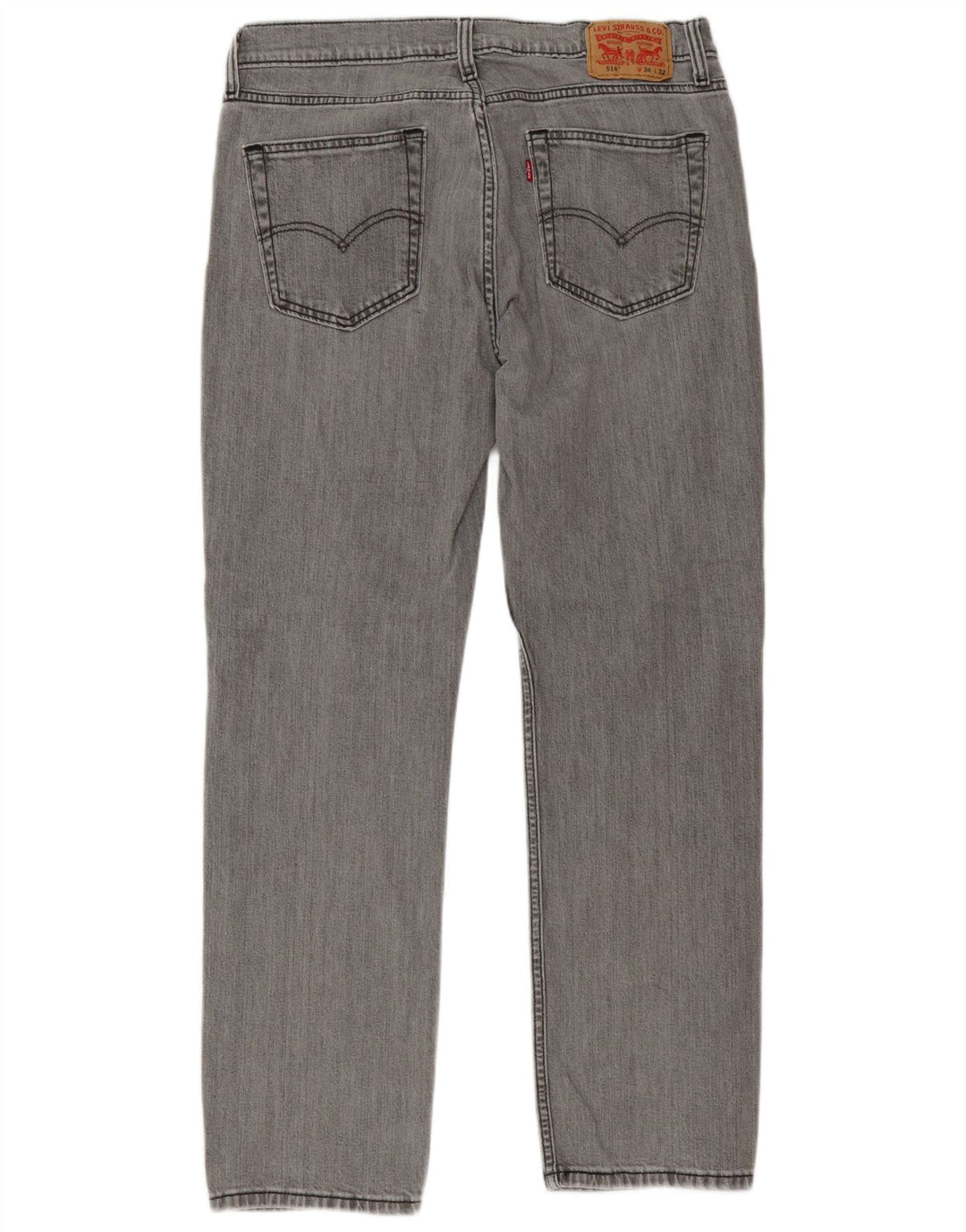 Levi's Jeans rectos 514 para hombre W34 L32 Algodón gris