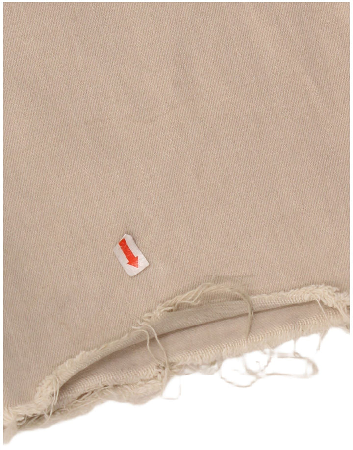 ZARA Vaqueros The Marine De Cintura Alta Y Pierna Ancha para Mujer EU 34 2XS W24 L29 Beige