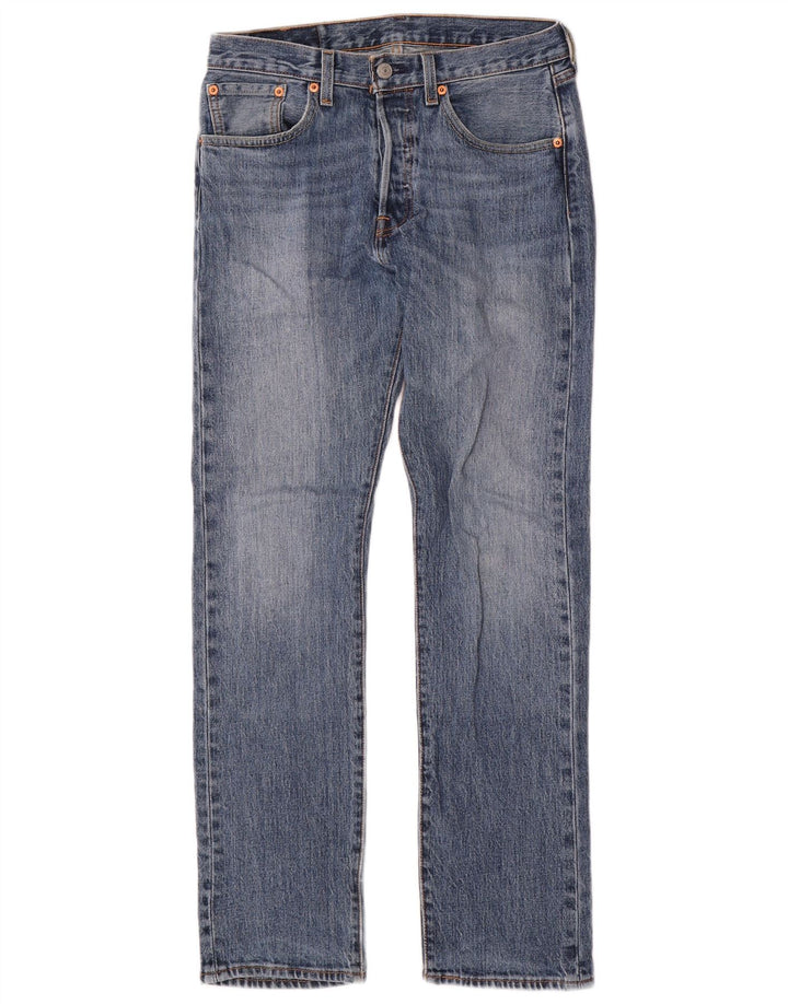 Levi's Hombre 501 Vaqueros Rectos W28 L30 Algodón Azul