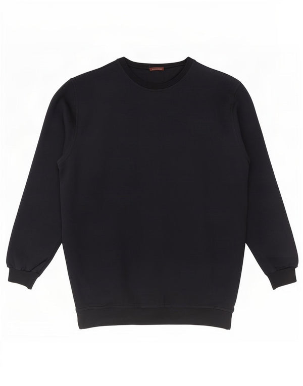 Ballantyne Mens Sweatshirt Jumper 2XL Navy Blue Cotton