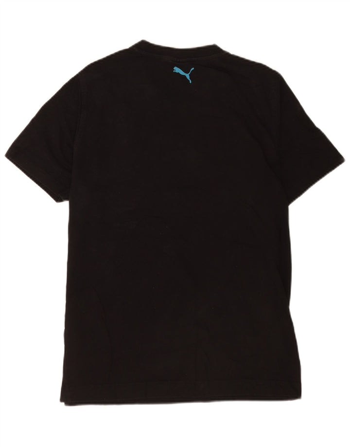 Camiseta Puma Hombre Top Medium Negro Rayas