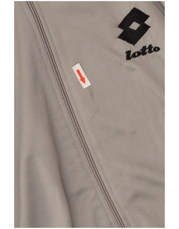 Lotto Hombre Chaqueta De Chándal Con Gráfico Gris Medio Color Block