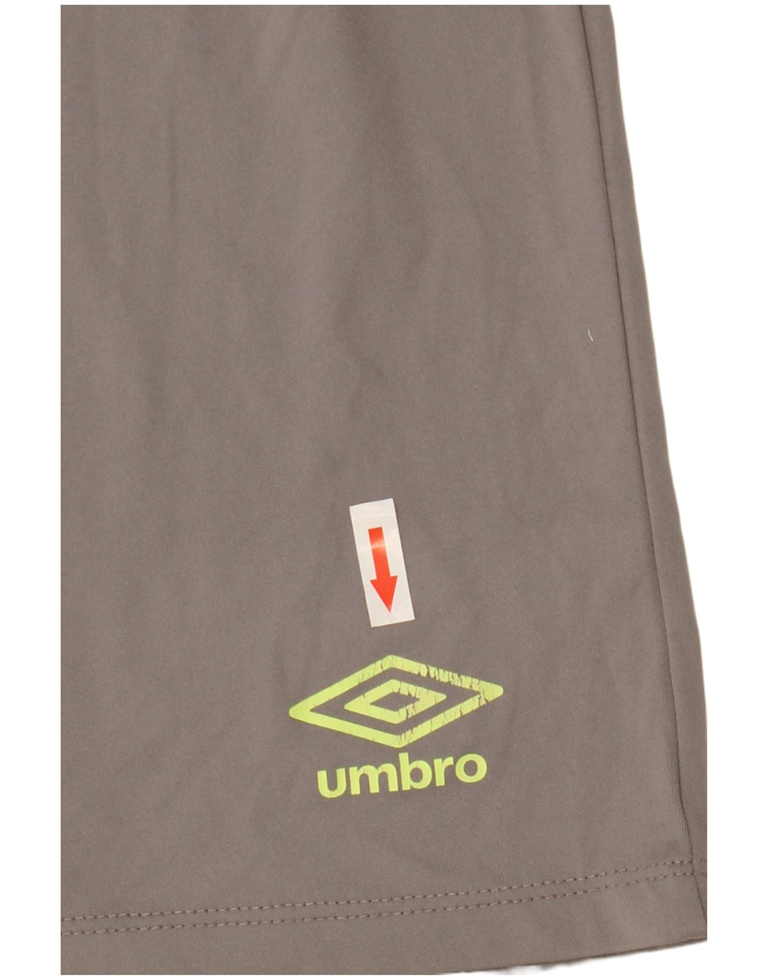 Umbro Pantalones cortos deportivos para mujer UK 8 Small Gris Poliéster