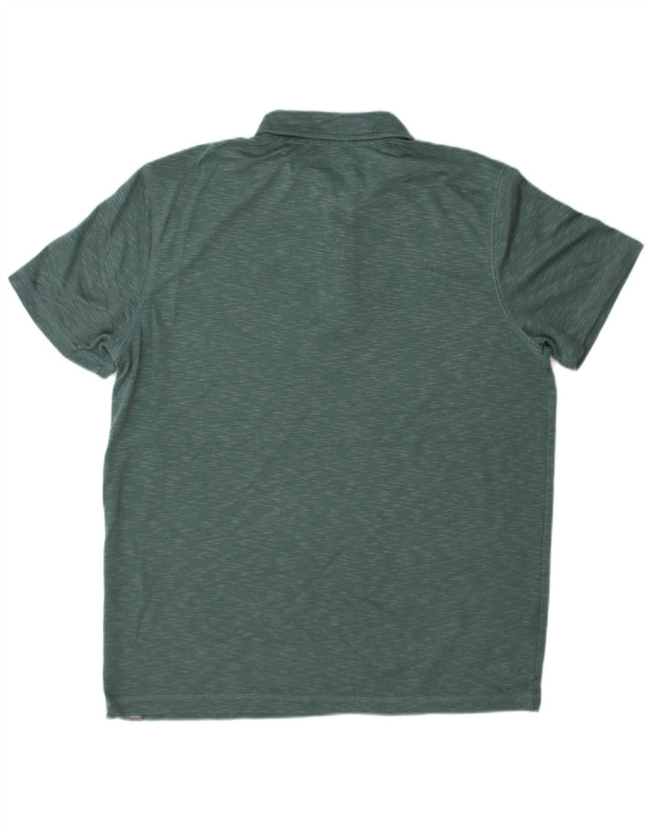 EDDIE BAUER Polo para hombre grande verde moteado modal