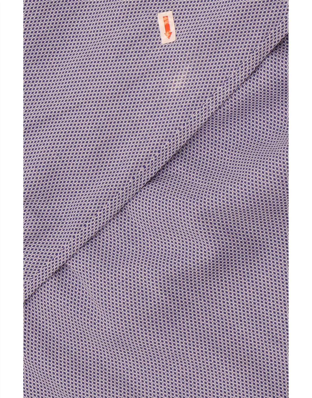 Boggi Camisa entallada para hombre Talla 40 15 3/4 Algodón geométrico azul medio