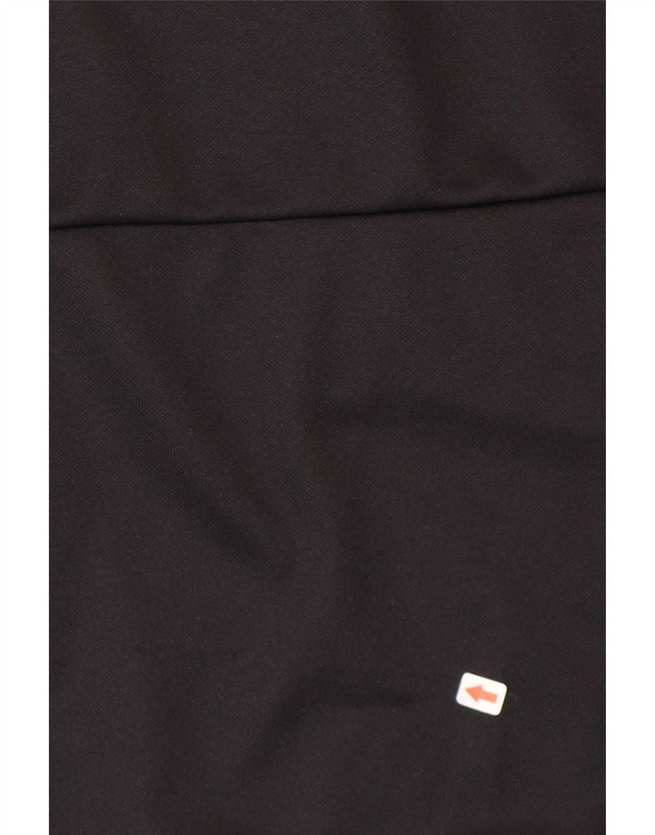 Adidas Aeroready - Chándal con cremallera y cuello para hombre, talla grande, poliéster negro