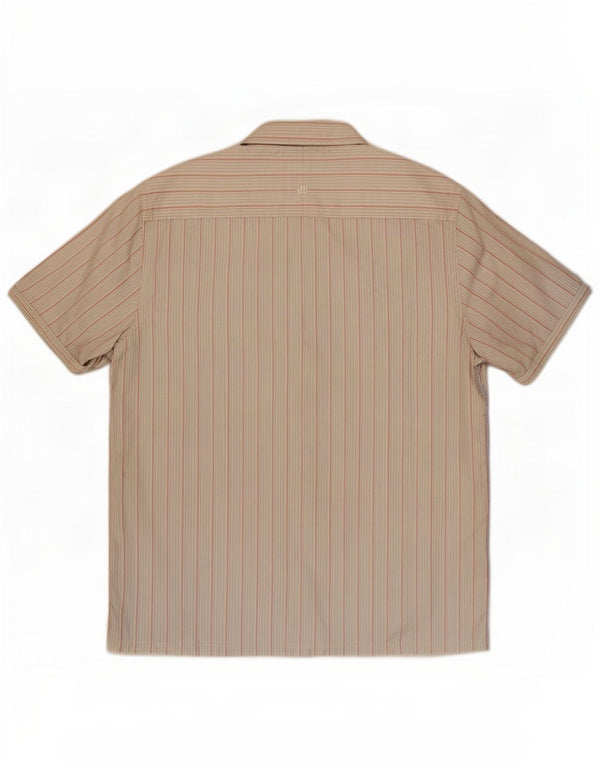Camisa de manga corta para hombre Fat Face XL Blanco Raya diplomática