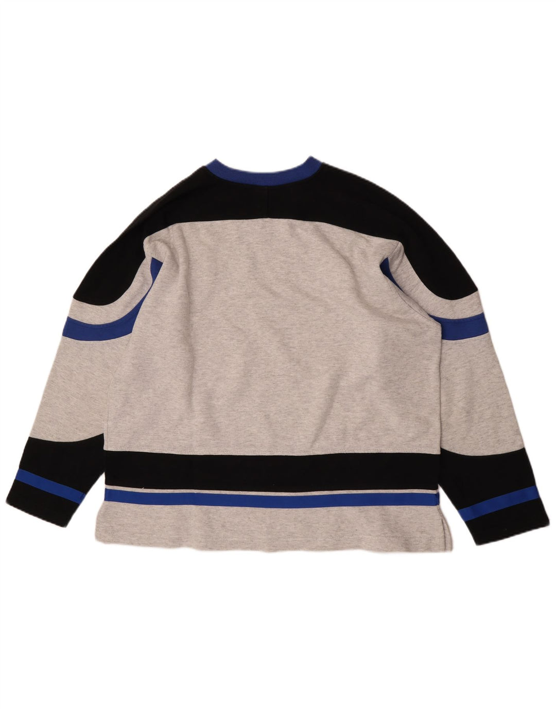 CHAMPION Sudadera con estampado gráfico y corte holgado para hombre, color gris medio