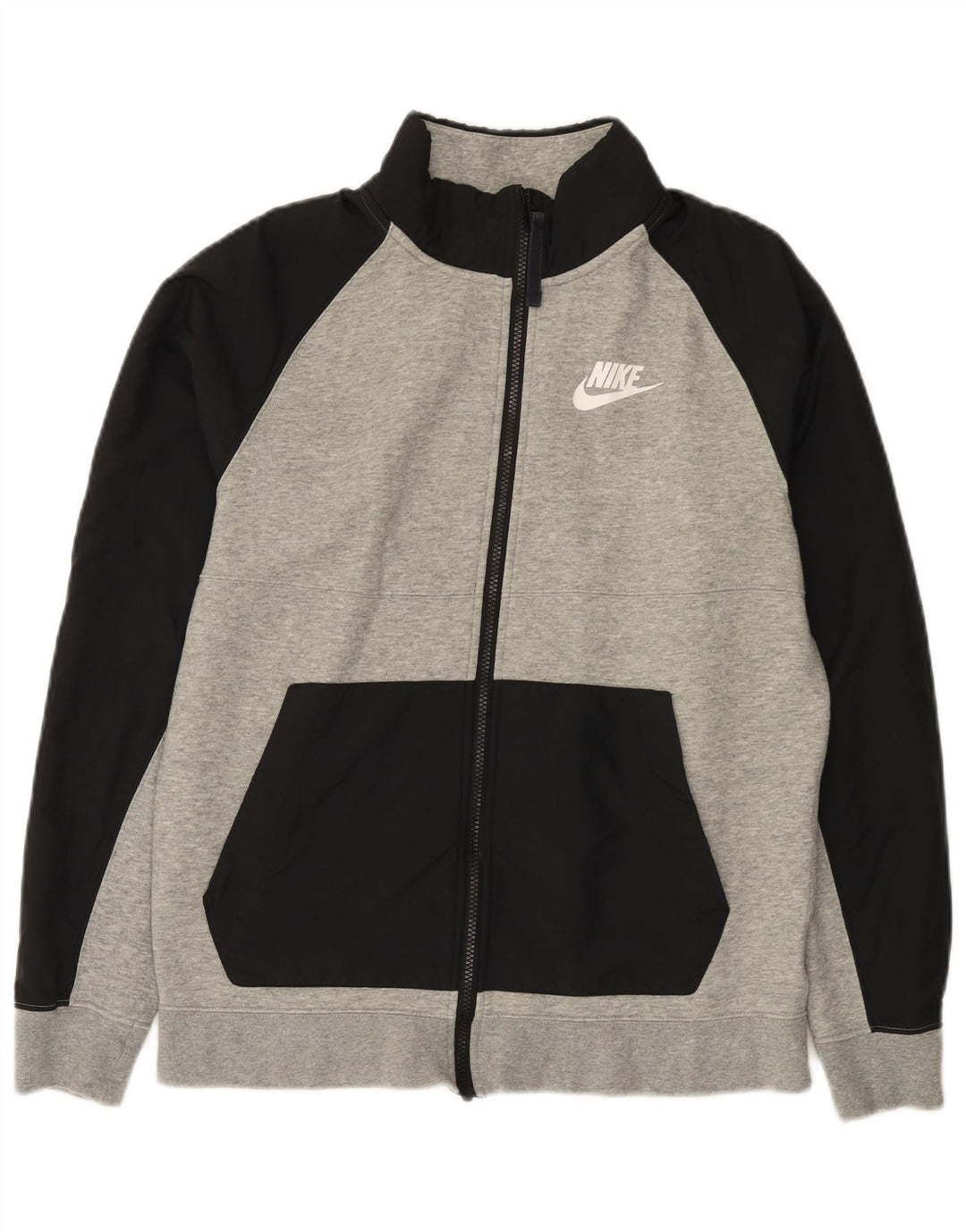 Nike - Chaqueta de chándal para hombre (talla pequeña), color gris, algodón