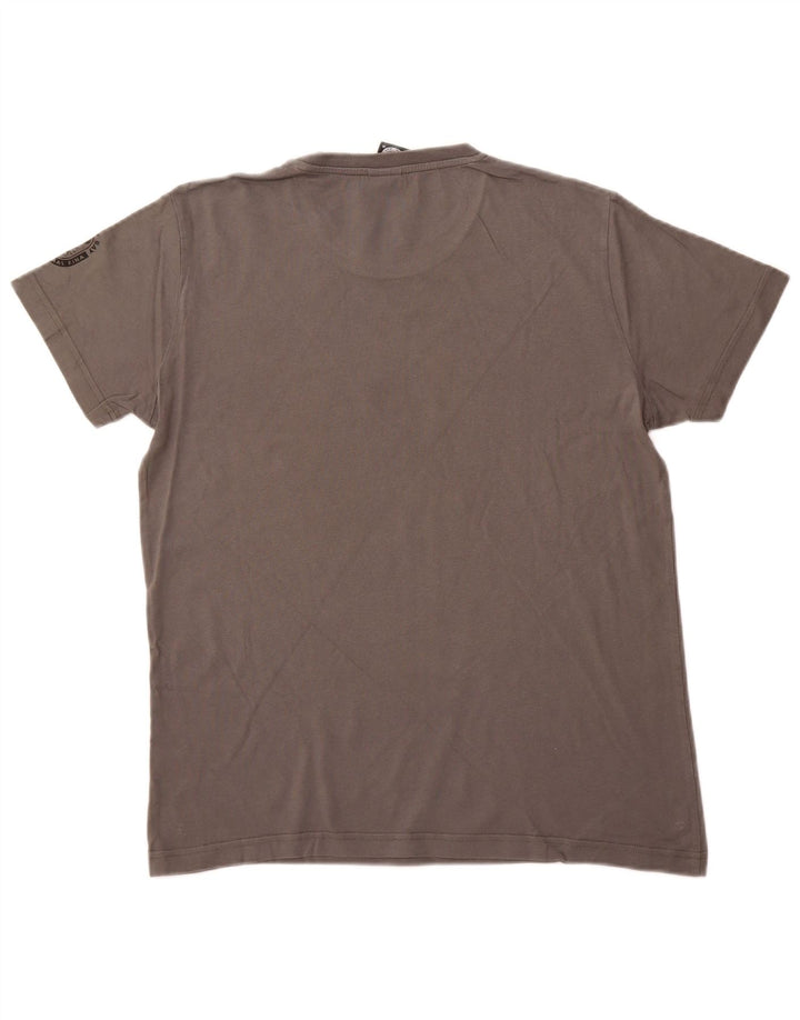 SCORPION BAY Camiseta gráfica para hombre Top grande de algodón gris