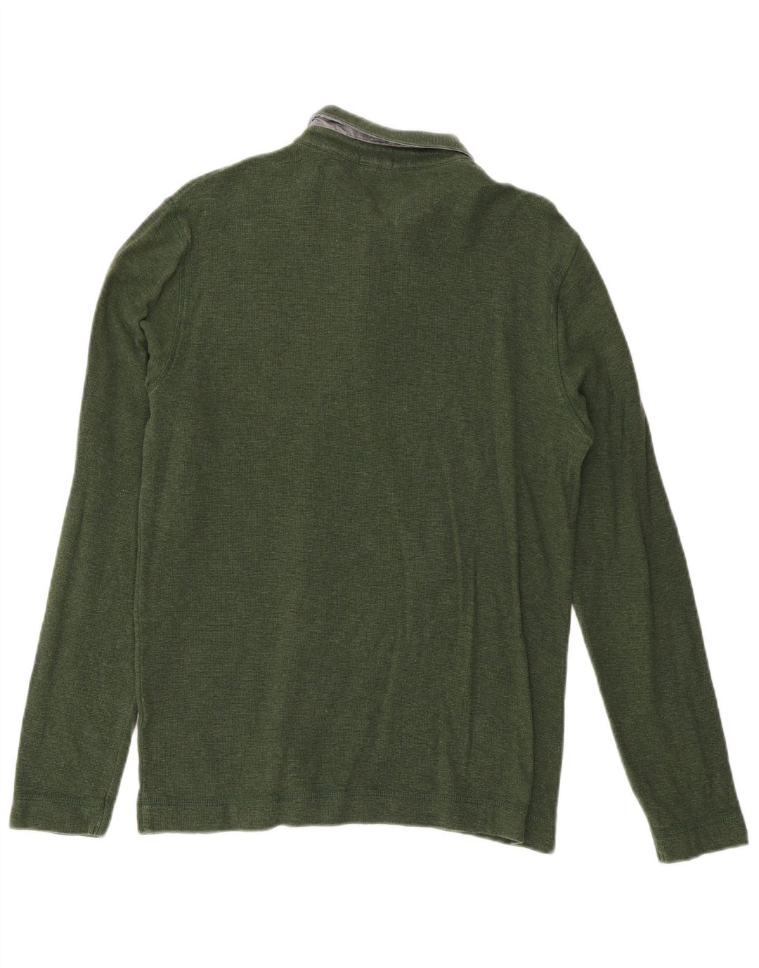 Hugo Boss Polo de manga larga para hombre verde grande