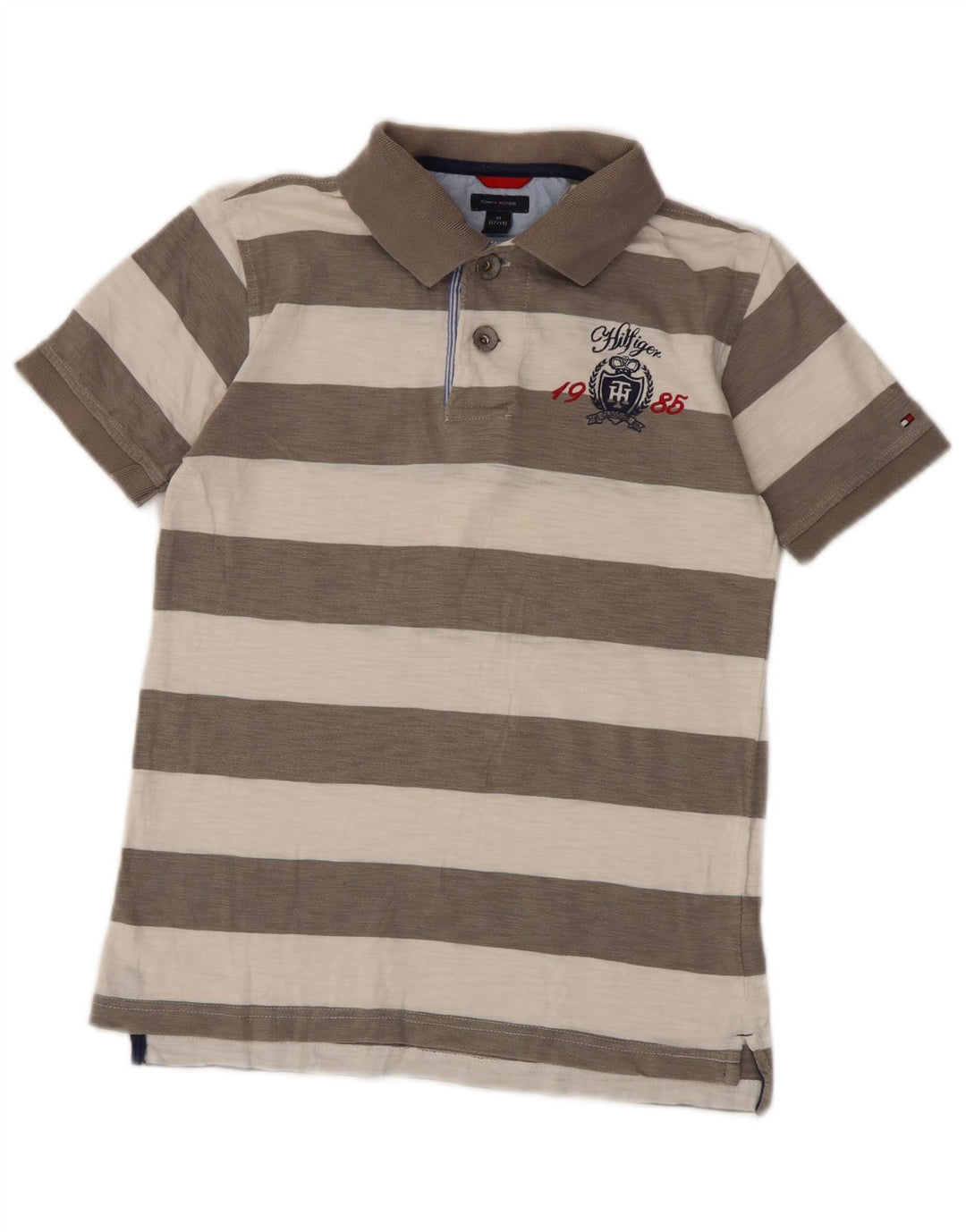 Tommy Hilfiger Polo de rugby para niños 12-13 años Gris medio Rayas
