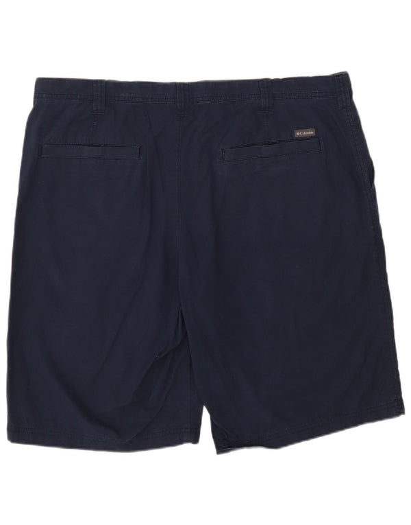 Columbia Pantalones cortos chinos para hombre W40 XL Algodón azul marino