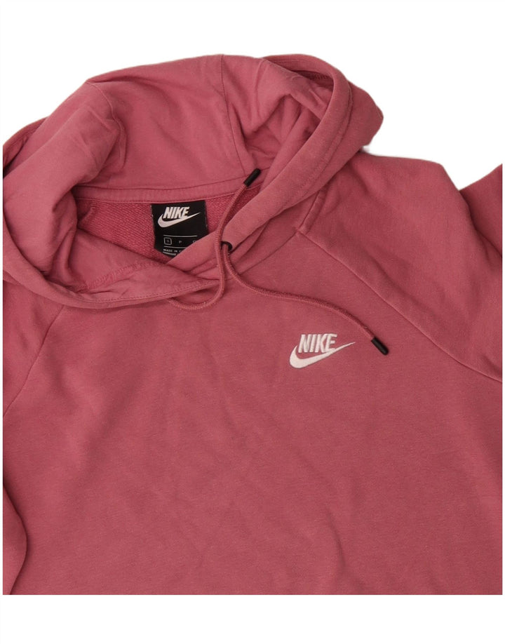Nike Jersey con capucha extragrande para mujer UK 10 Small Pink Cotton