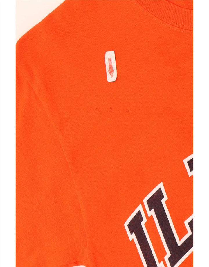 Champion Illinois Graphic Camiseta para hombre, talla pequeña, color naranja