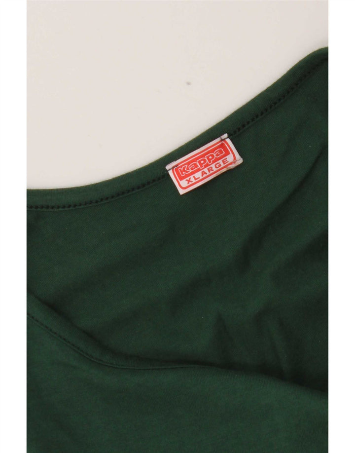 Kappa Hombre Chaleco Top XL Verde