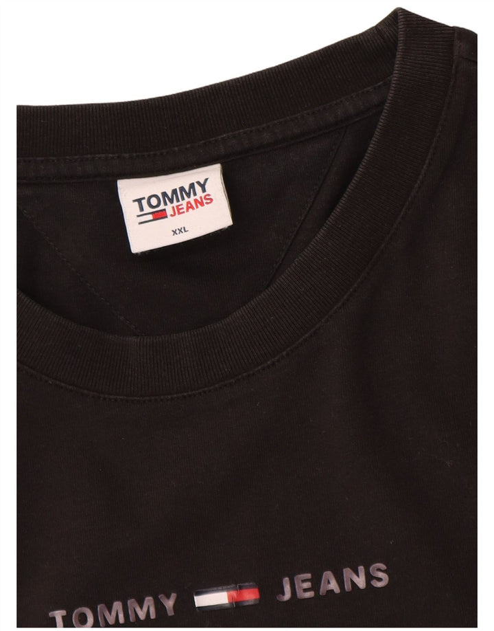Tommy Hilfiger Camiseta gráfica para hombre Top 2XL Negro