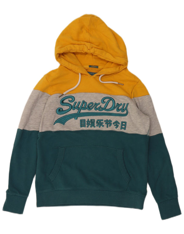 Superdry Jersey con capucha gráfica para mujer Reino Unido 44 Grande Multicolor Colorblock