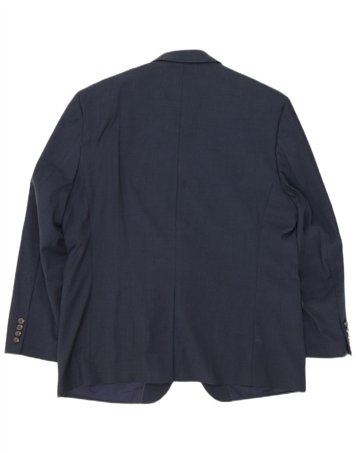 Chaps Chaqueta tipo blazer de 2 botones para hombre UK 46 3XL Lana azul marino