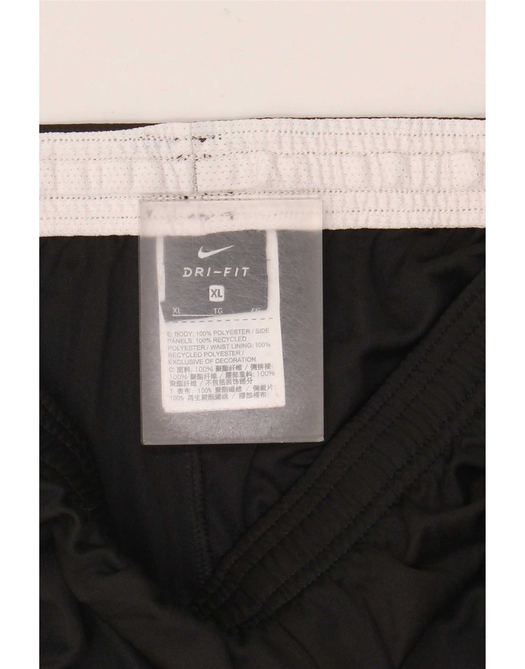 Nike Pantalones cortos deportivos Dri Fit para hombre XL Poliéster color negro