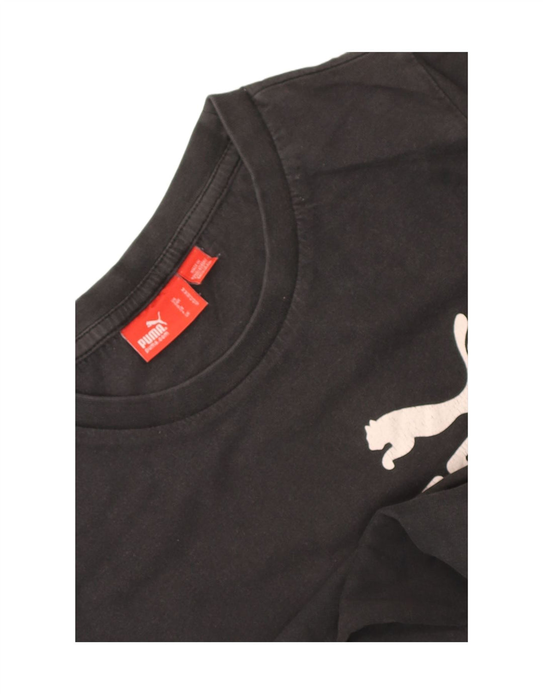 Puma Camiseta gráfica para niño 11-12 años Negro