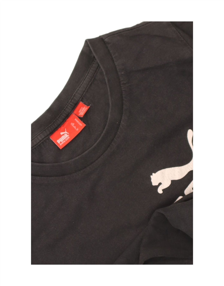 Puma Camiseta gráfica para niño 11-12 años Negro