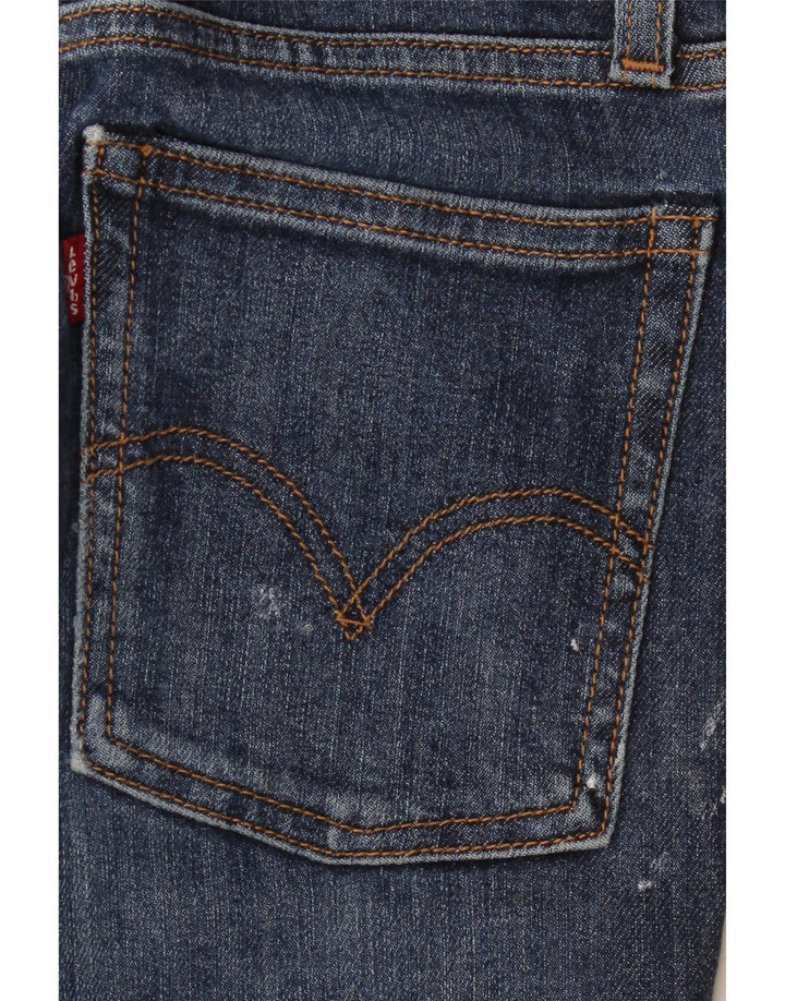 LEVI'S Vaqueros pitillo Wedgie para mujer W24 L27 Algodón azul
